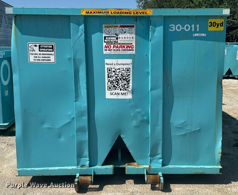 image for item DX1040 Roll-off dumpster