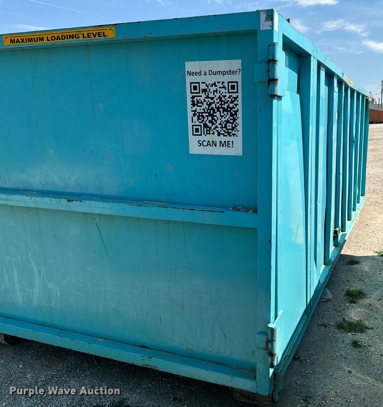 image for item DX1040 Roll-off dumpster