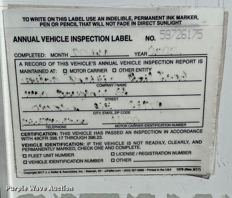 image for item EG0847 2003 H&H  enclosed cargo trailer