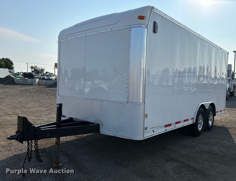 image for item EG0908 2015 United Trailers, Inc. UXT-8 enclosed cargo trailer