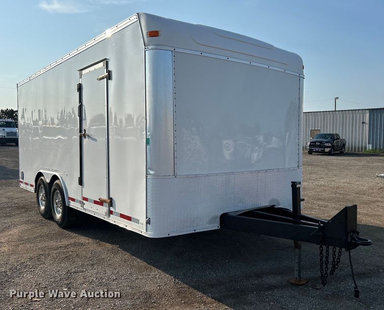 image for item EG0908 2015 United Trailers, Inc. UXT-8 enclosed cargo trailer