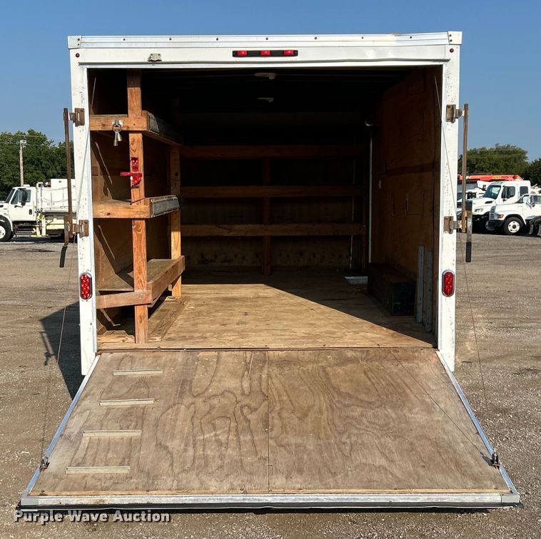 image for item EG0908 2015 United Trailers, Inc. UXT-8 enclosed cargo trailer