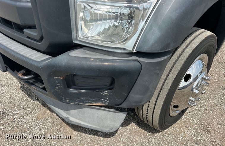 image for item EG0926 2013 Ford F550 Super Duty Crew Cab flatbed truck