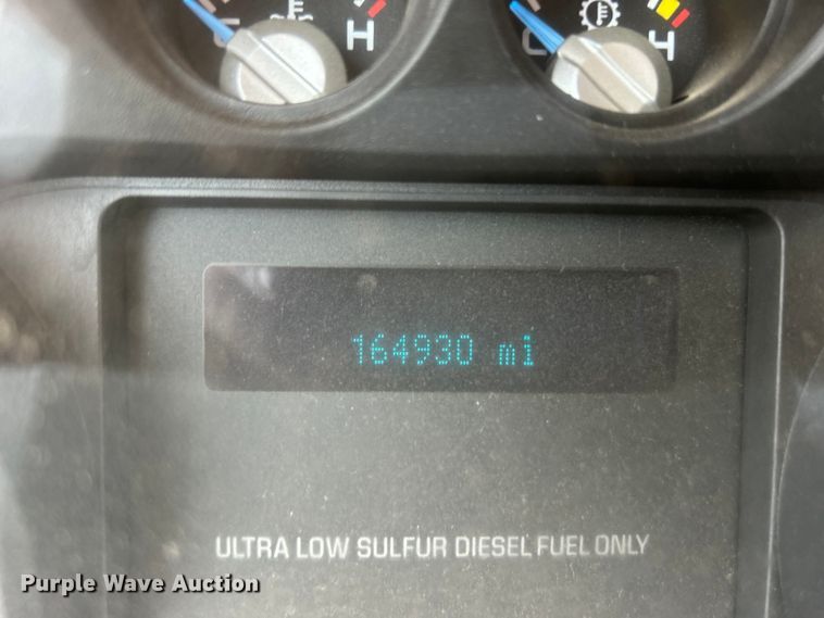 image for item EG0926 2013 Ford F550 Super Duty Crew Cab flatbed truck