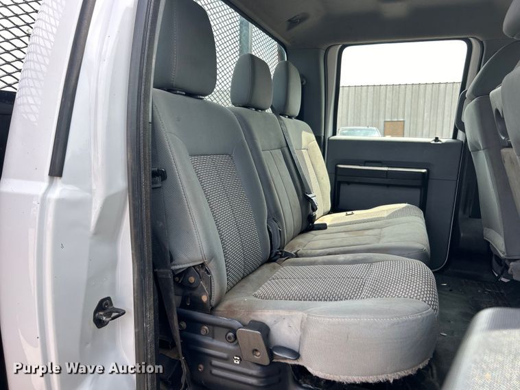 image for item EG0926 2013 Ford F550 Super Duty Crew Cab flatbed truck