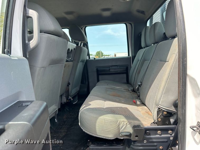 image for item EG0926 2013 Ford F550 Super Duty Crew Cab flatbed truck