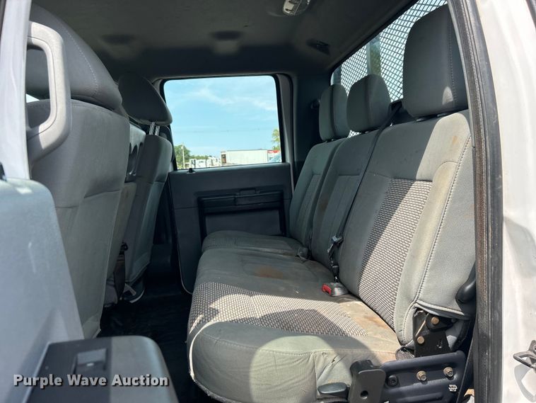 image for item EG0926 2013 Ford F550 Super Duty Crew Cab flatbed truck