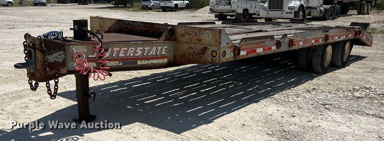 image for item EJ2863 1998 Interstate 40DLA equipment trailer