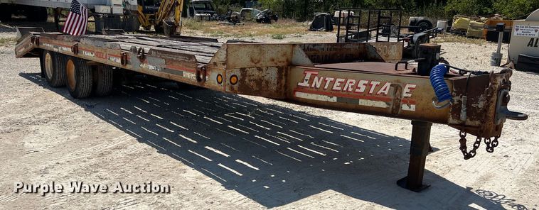 image for item EJ2863 1998 Interstate 40DLA equipment trailer