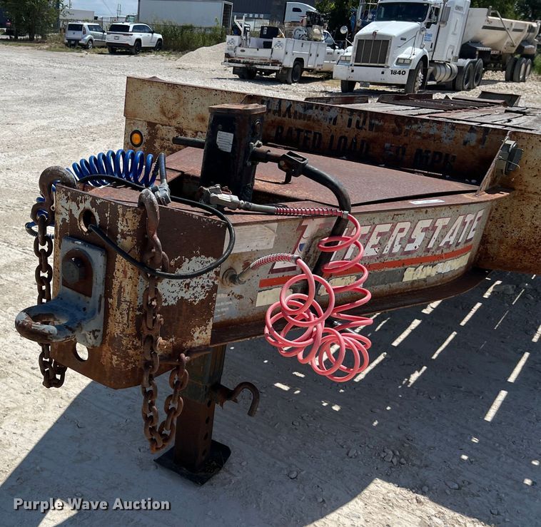 image for item EJ2863 1998 Interstate 40DLA equipment trailer