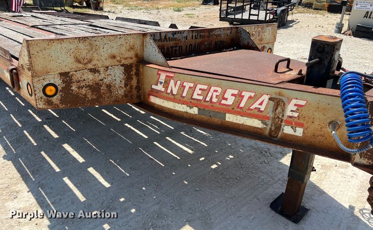 image for item EJ2863 1998 Interstate 40DLA equipment trailer