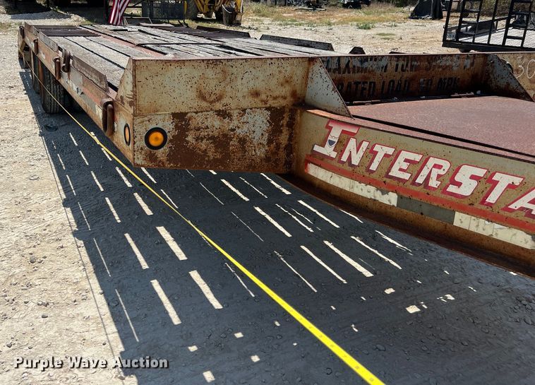 image for item EJ2863 1998 Interstate 40DLA equipment trailer