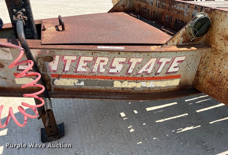 image for item EJ2863 1998 Interstate 40DLA equipment trailer