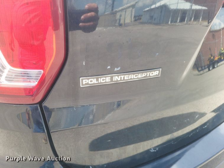 image for item EJ8012 2016 Ford  Explorer Police Interceptor  SUV