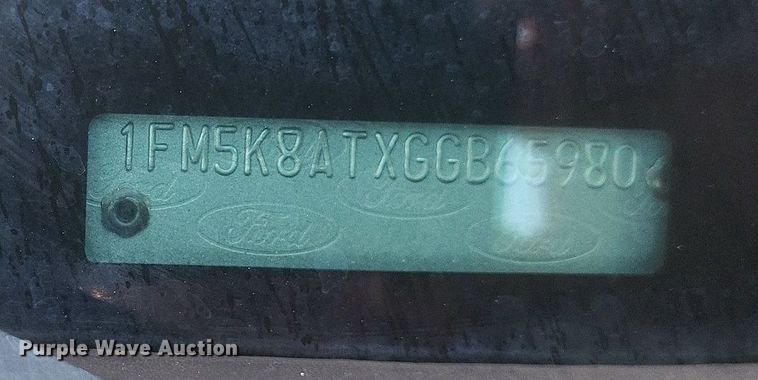 image for item EJ8012 2016 Ford  Explorer Police Interceptor  SUV