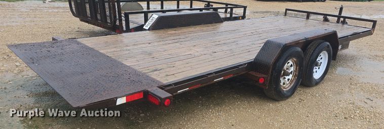 image for item EK6287 2014 PJ Carhauler TH202 tilt deck utility trailer