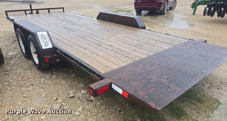 image for item EK6287 2014 PJ Carhauler TH202 tilt deck utility trailer