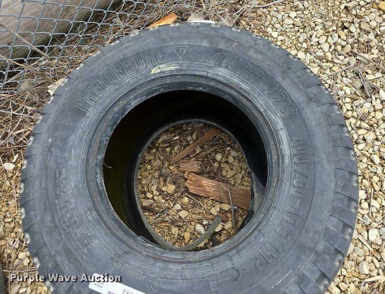 image for item EK6318 (2) Trelleborg 400/60-15.5 tires
