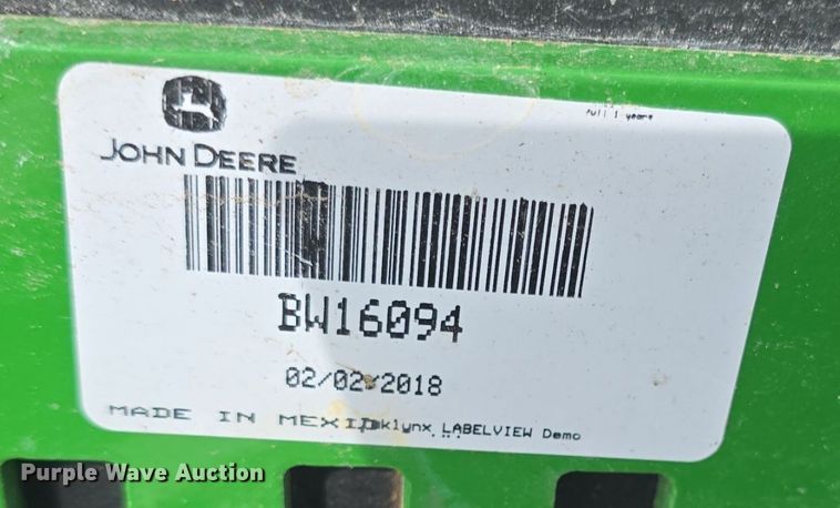 image for item EK6321 (4) John Deere tractor fenders