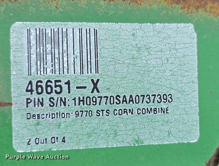 image for item EK6322 (16) John Deere combine concaves