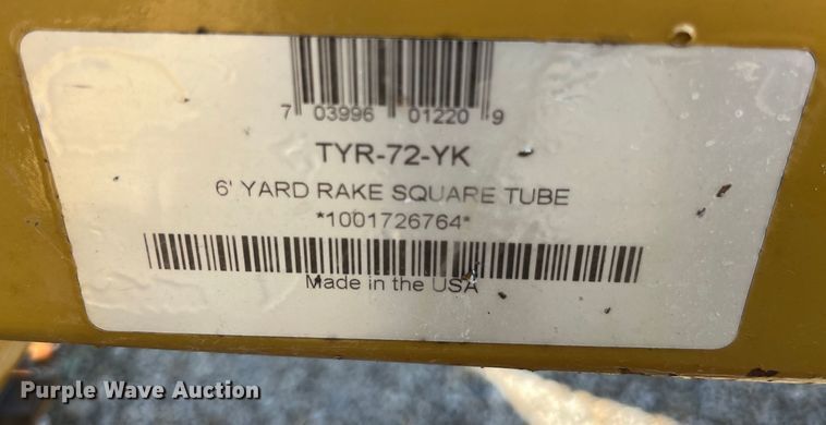 image for item EK8883 King Kutter  TYR-72-YK landscape rake