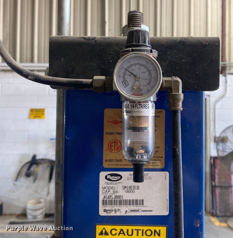 image for item EK8916 Rotary SM18E010 four post lift