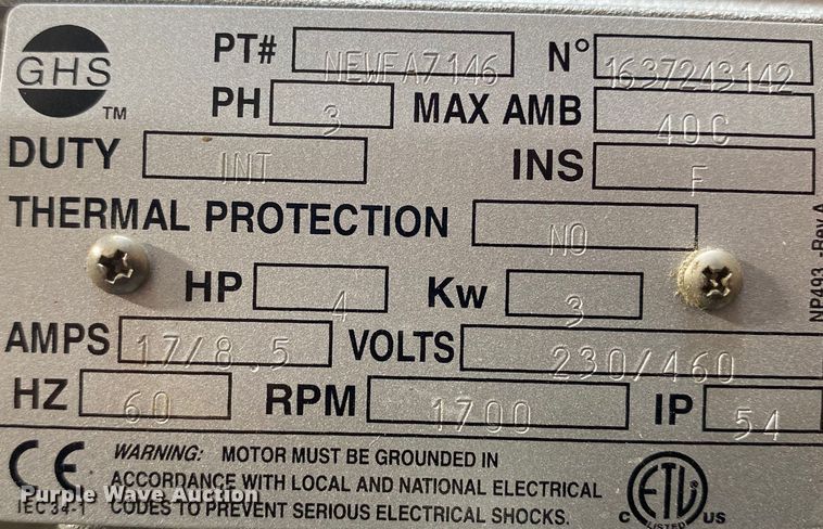 image for item EK8916 Rotary SM18E010 four post lift
