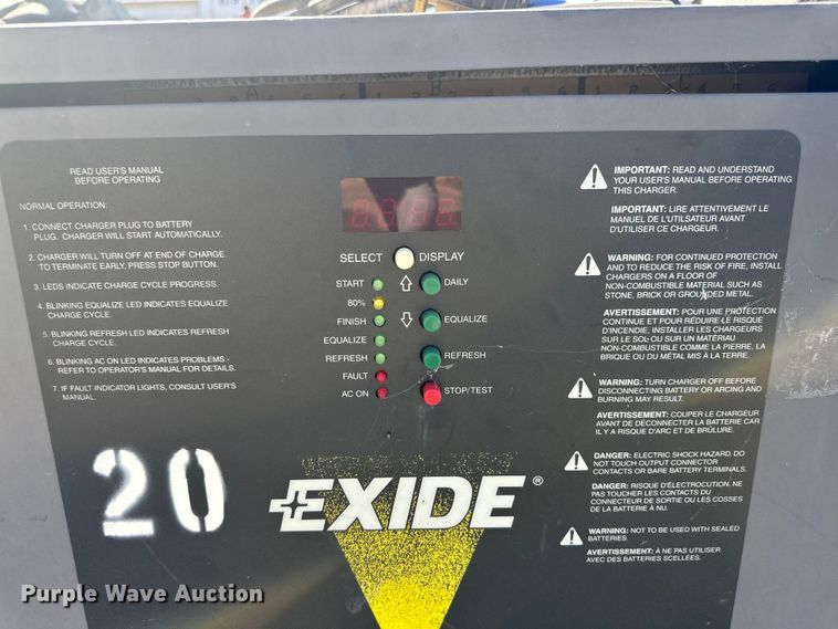 image for item IB9451 (3) forklift chargers