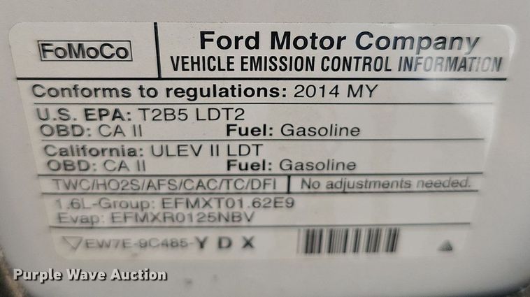 image for item IO9928 2014 Ford Escape SE SUV