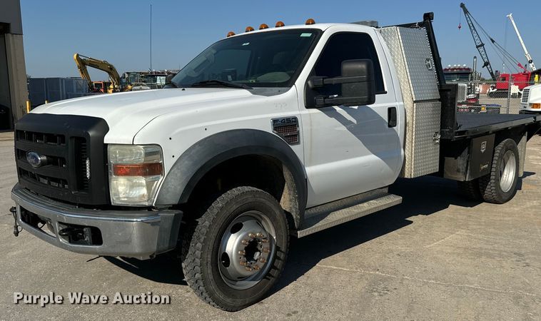 image for item LF9899 2009 Ford F450 Super Duty XL flatbed truck