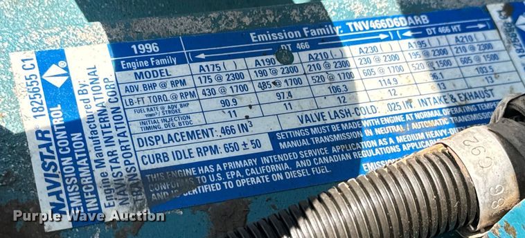 image for item LF9902 1997 International  4700 dump flatbed truck