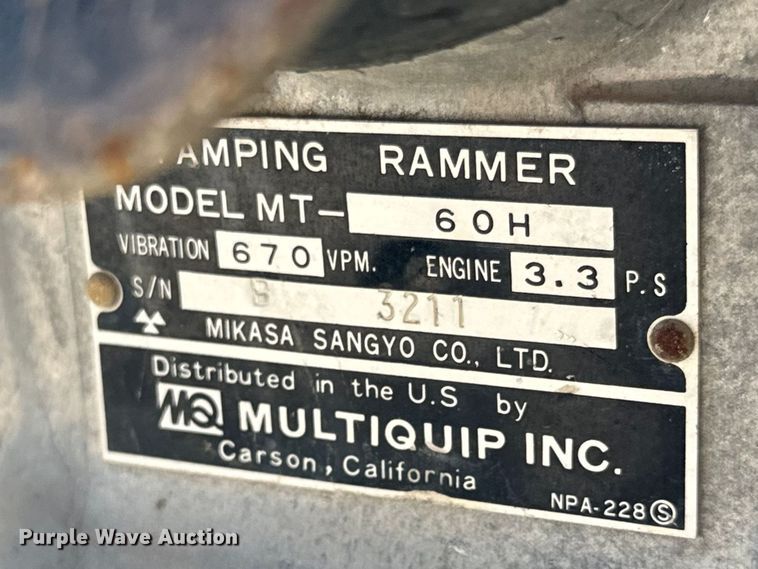 image for item LF9930 (3) plate compactors
