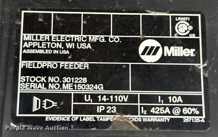 image for item LF9939 (4) wire feeders