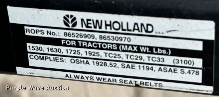 image for item LF9950 2000 New Holland TC29D MFWD tractor