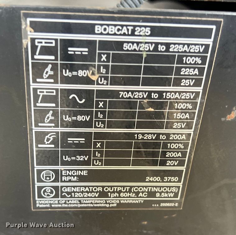 image for item LV9003 Miller Trailblazer 325 welder