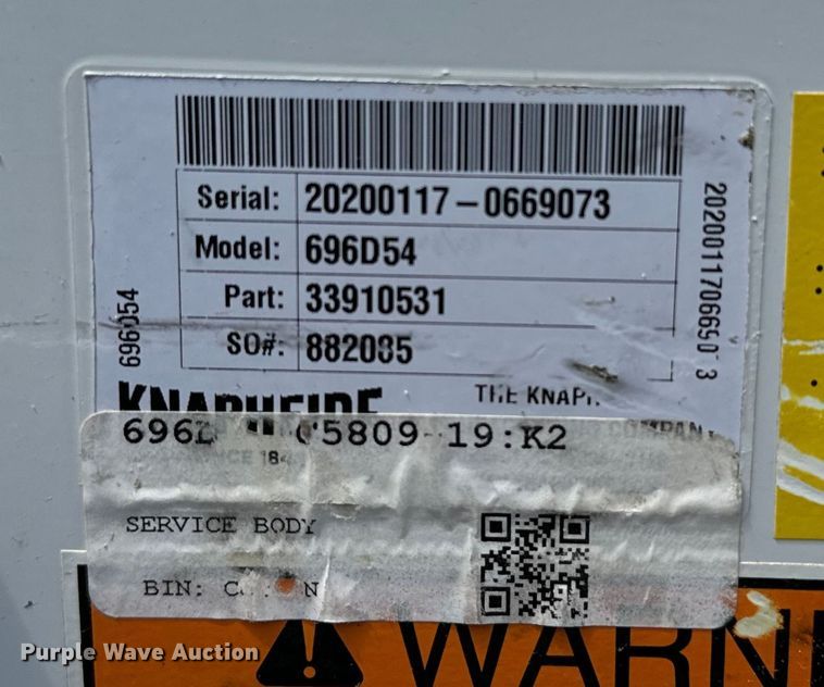 image for item NQ9721 2020 Ford F350 Super Duty XL SuperCab utility bed pickup truck