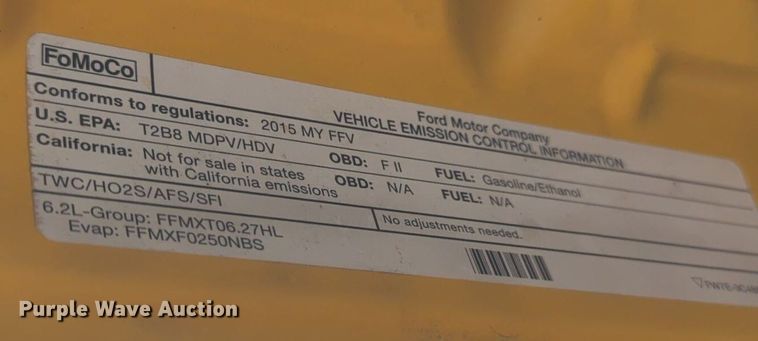 image for item NW9690 2015 Ford  F350 Super Duty utility bed pickup truck