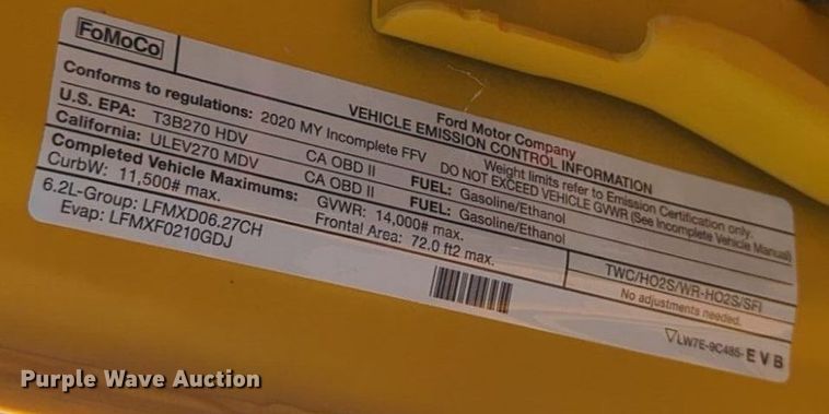 image for item NW9697 2020 Ford F350 Super Duty utility bed pickup truck