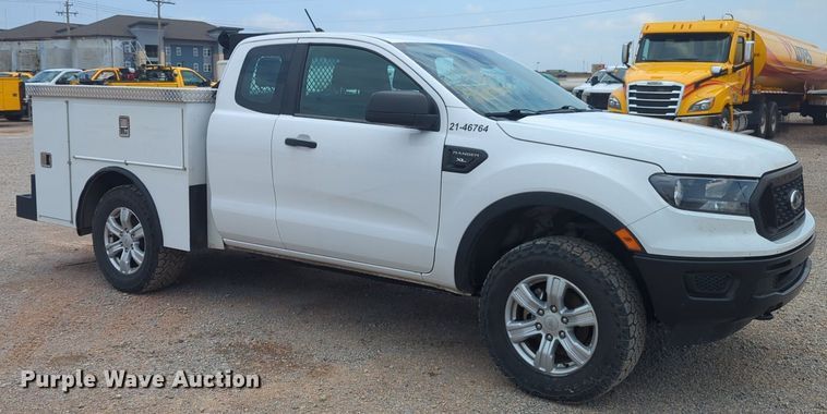 image for item NW9698 2021 Ford  Ranger  SuperCab utility bed pickup truck