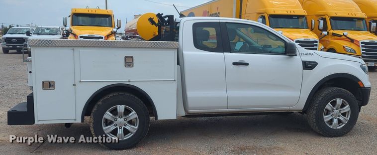 image for item NW9698 2021 Ford  Ranger  SuperCab utility bed pickup truck