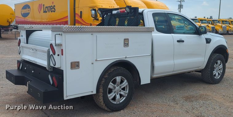image for item NW9698 2021 Ford  Ranger  SuperCab utility bed pickup truck