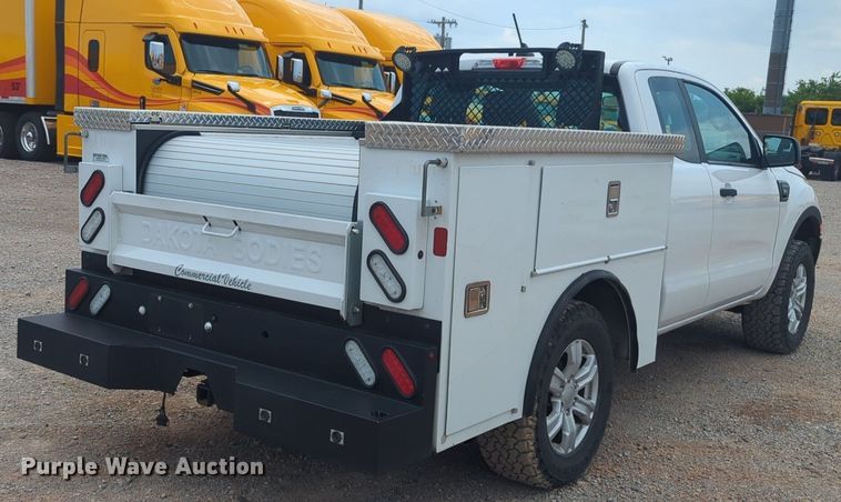 image for item NW9698 2021 Ford  Ranger  SuperCab utility bed pickup truck