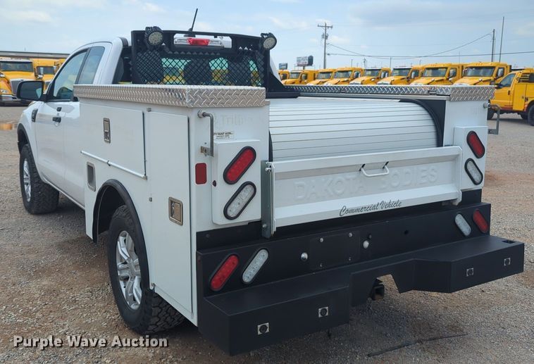 image for item NW9698 2021 Ford  Ranger  SuperCab utility bed pickup truck