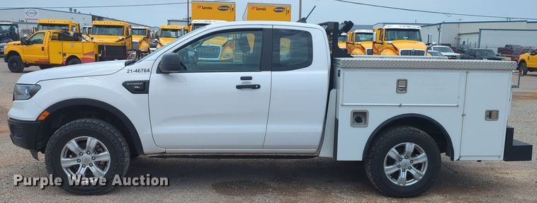 image for item NW9698 2021 Ford  Ranger  SuperCab utility bed pickup truck