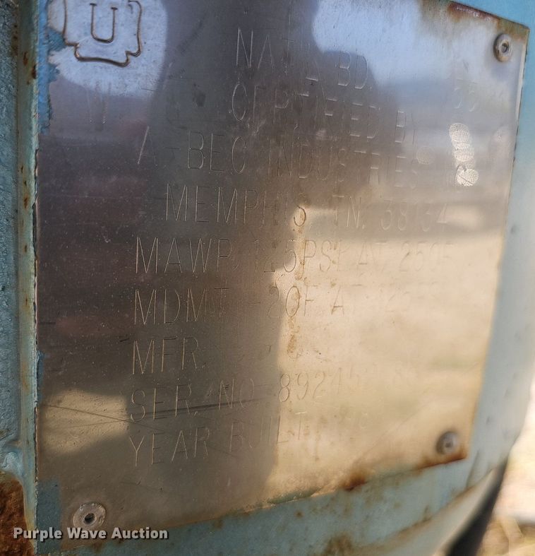 image for item NX9018 1989 A-Bec National BD 155 sand blaster 