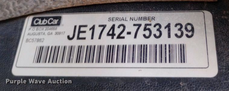 image for item NY9415 2017 Club Car Precedent golf cart