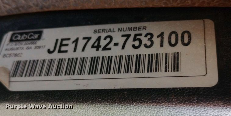 image for item NY9417 2017 Club Car Precedent golf cart