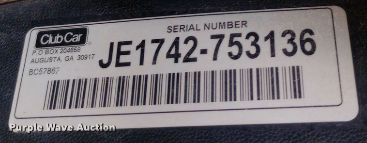 image for item NY9419 2017 Club Car Precedent golf cart