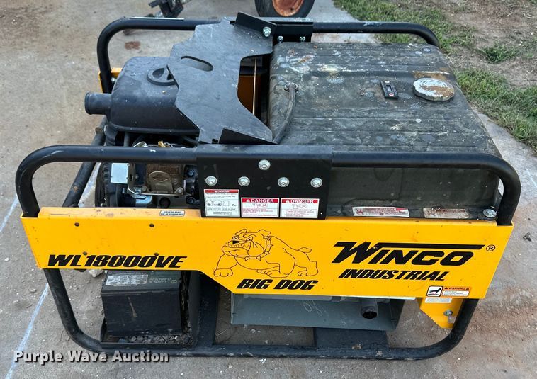 image for item OM9607 Winco WL18000VE generator
