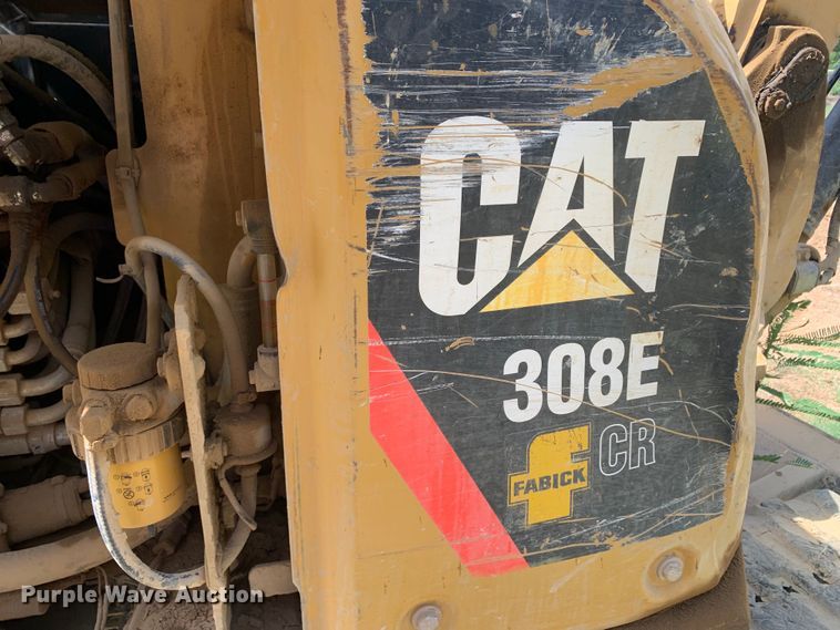 image for item DM1744 2012 Caterpillar 308E CR mini excavator